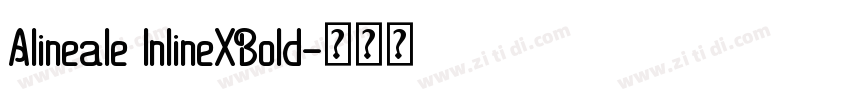Alineale InlineXBold字体转换